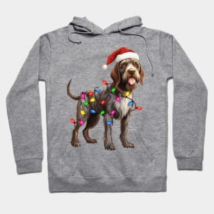 Christmas German Wirehaired Pointer Hoodie